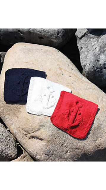 Anchors Away Dishcloth