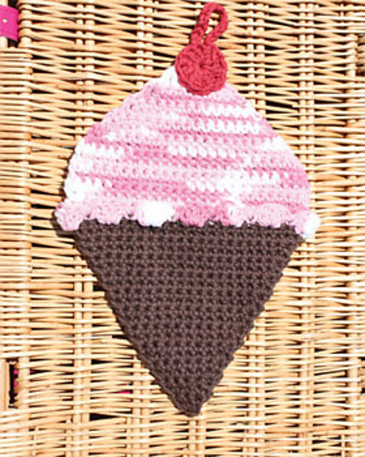 Ice Cream Dishcloth