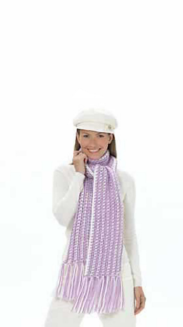 Glacier Crochet Scarf