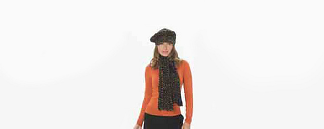 Newsboy Cap and Scarf: Cap