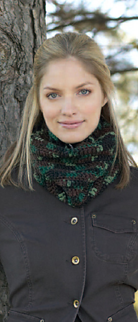 Camouflage Neckwarmer: Crochet