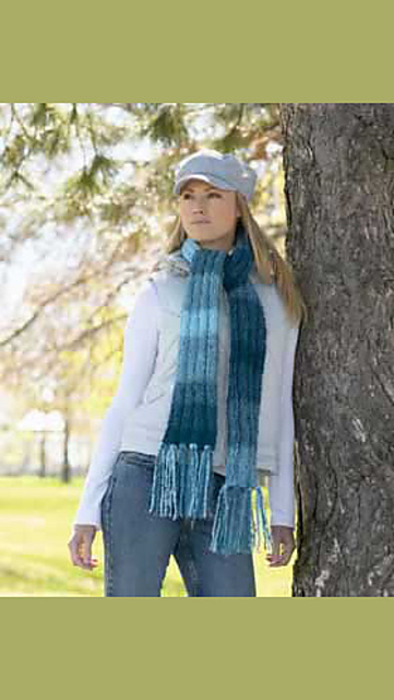 Ribbed Scarf