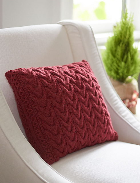 Christmas Cables Pillow