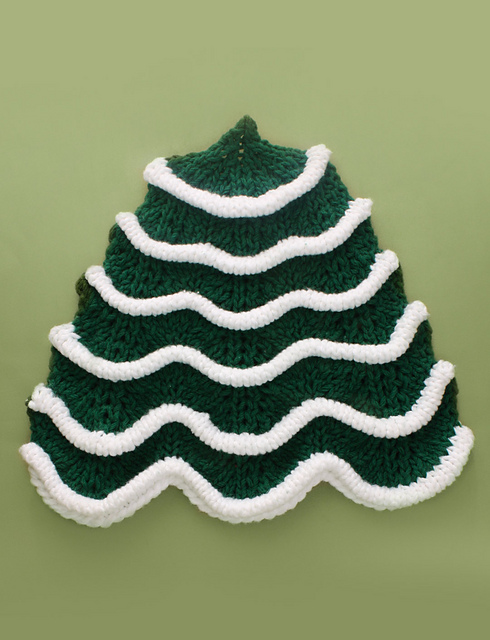 Christmas Tree Dishcloth