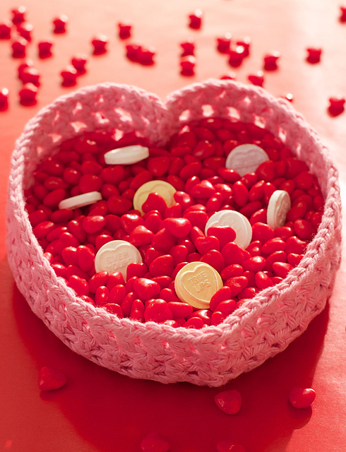 Heart Valentine Candy Basket
