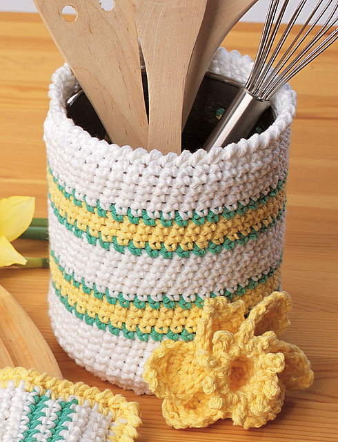 Ravelry: Springtime Accessories: Utensil Holder pattern by Lily / Sugar ...
