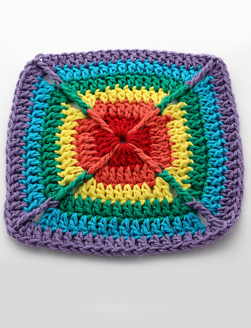 Over the Rainbow Dishcloth