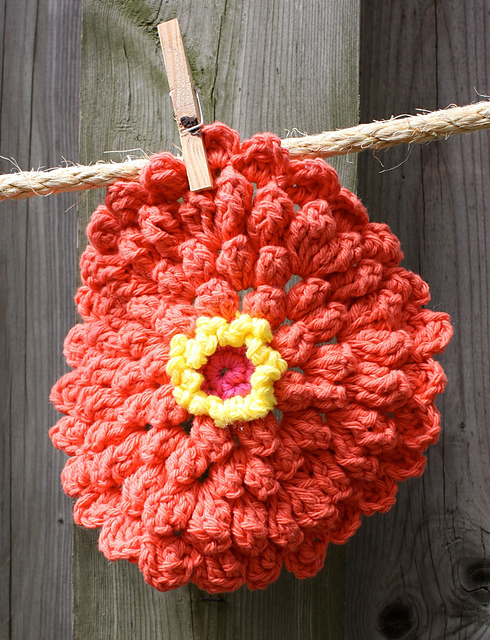 Zinnia Dishcloth