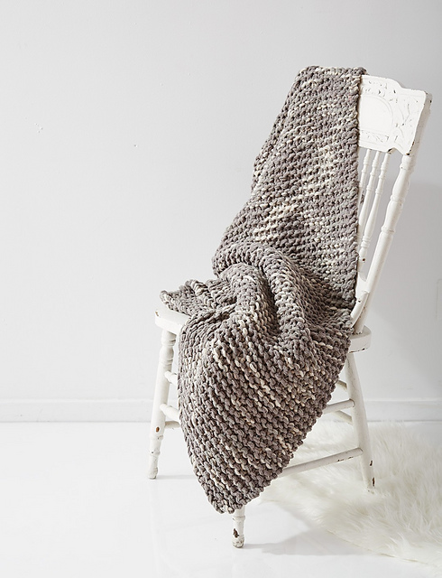 Cushy Garter Blanket