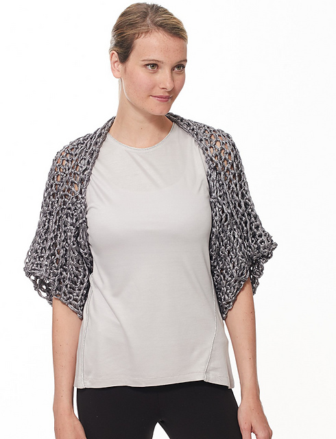 Finger Crochet Shrug