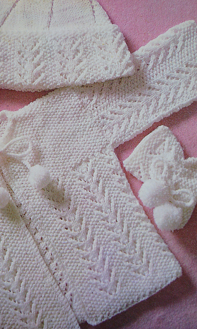 Eyelet Sweater Set