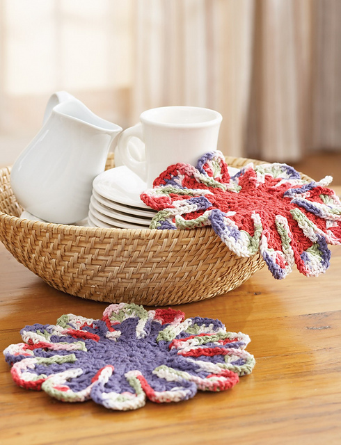 Chrysanthemum Dishcloth