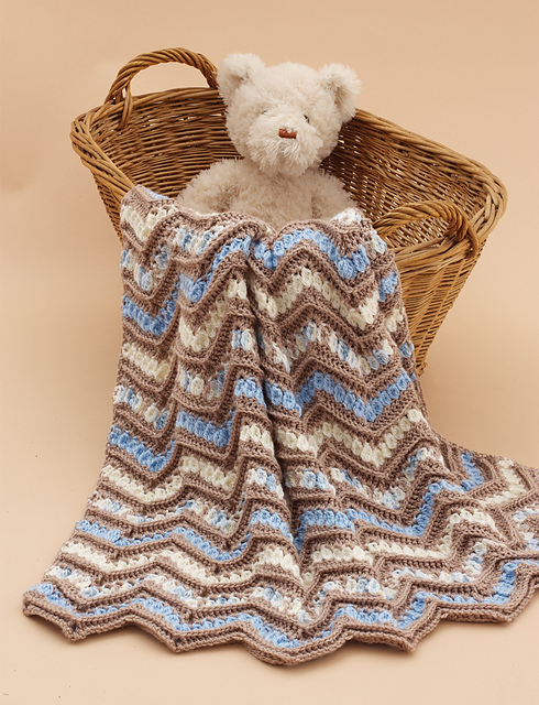 Ridged Chevron Blanket