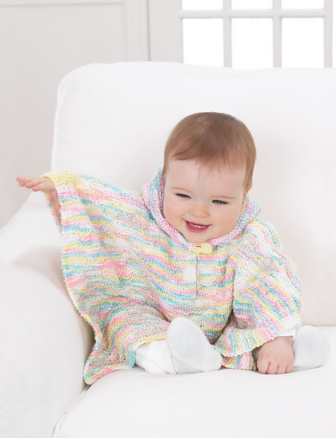 Sweet Hooded Poncho
