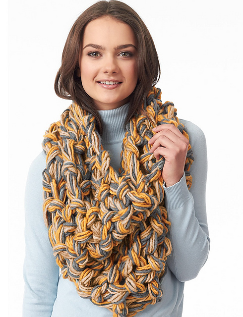 Snappy Seed Stitch Cowl