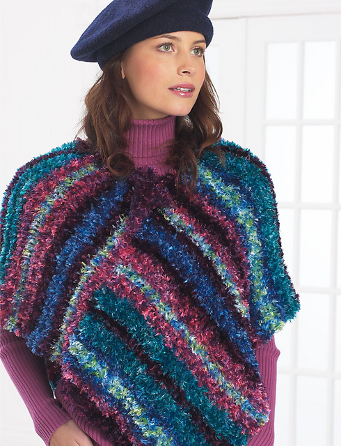 Striped Poncho