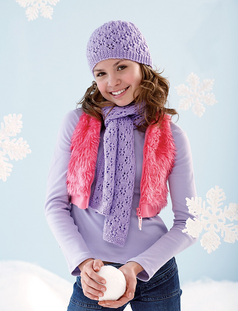 Lace Hat and Scarf (Scarf)