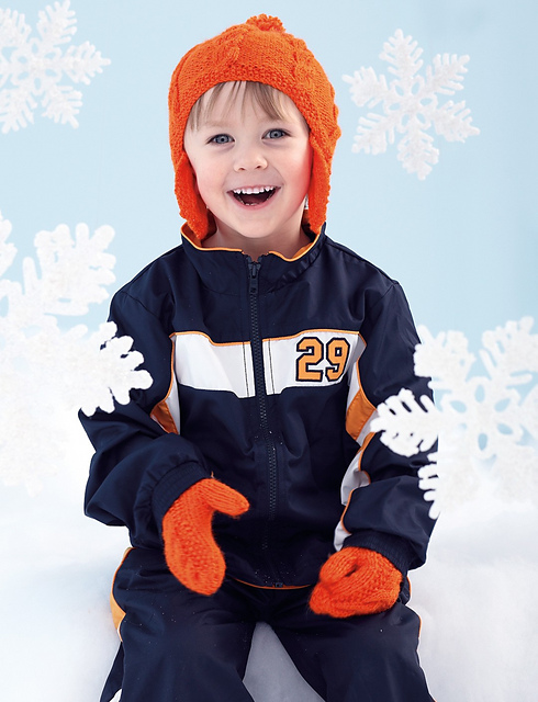 Hot Orange Cable Set: Hat