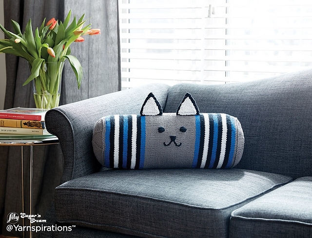 Knit Kitty Bolster
