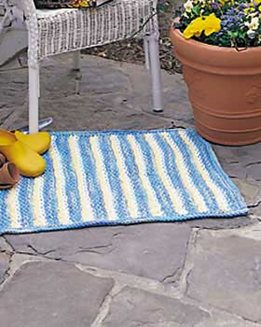 Seed Stitch Rug