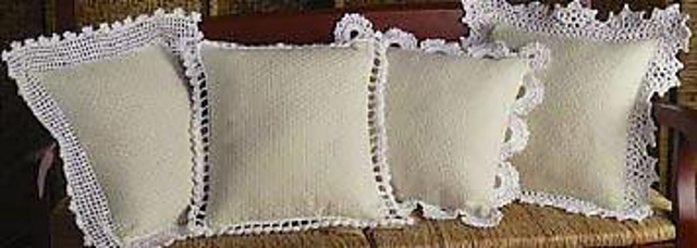 Pillow Edgings: Lace