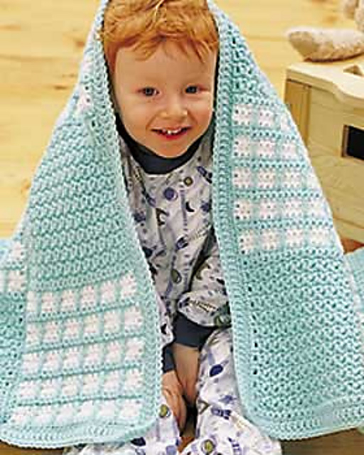 Smarty Pants Block Afghan