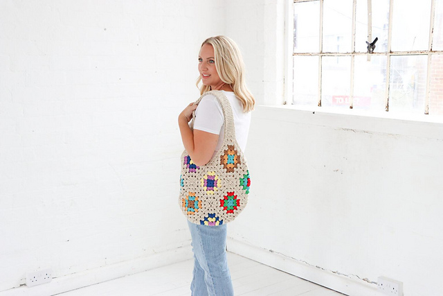 Granny Square Tote Bag
