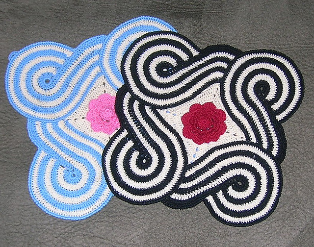 Celtic Rose Decorative Potholders