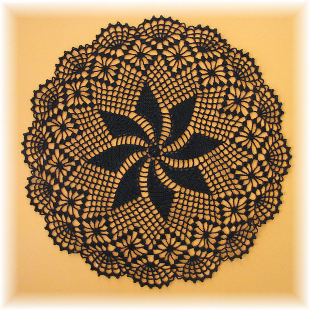 Black Widow Doily