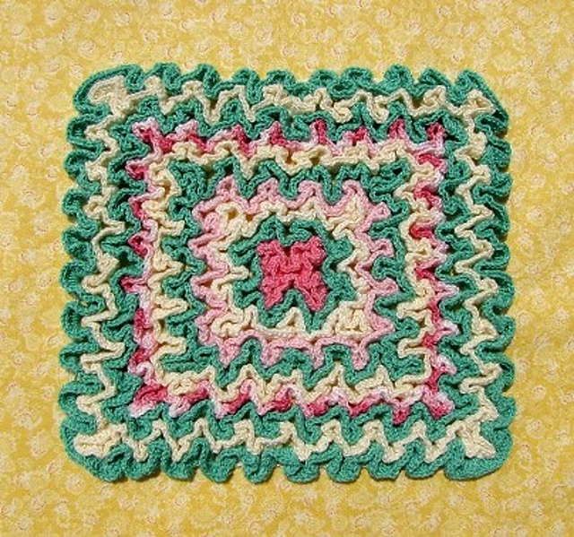 Rippling Ruffles Decorative Potholder