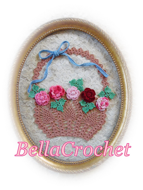 Flower Basket Doily