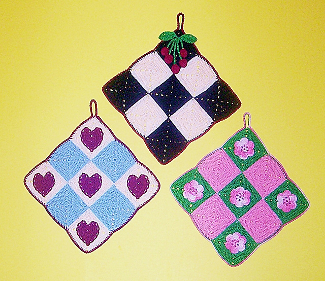 CheckerBoard Decorative Potholders