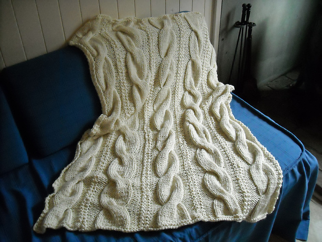 Cabled & Cozy Afghan