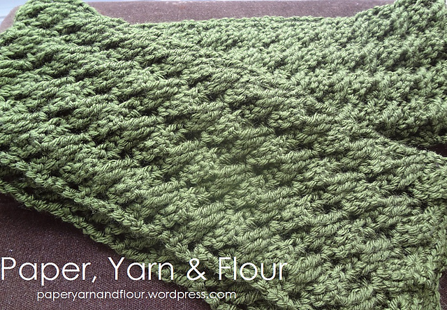 Crochet Scarf:  Chunky Twists & Cables