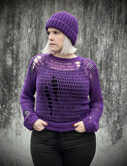 Distressed Shrug / Sweater