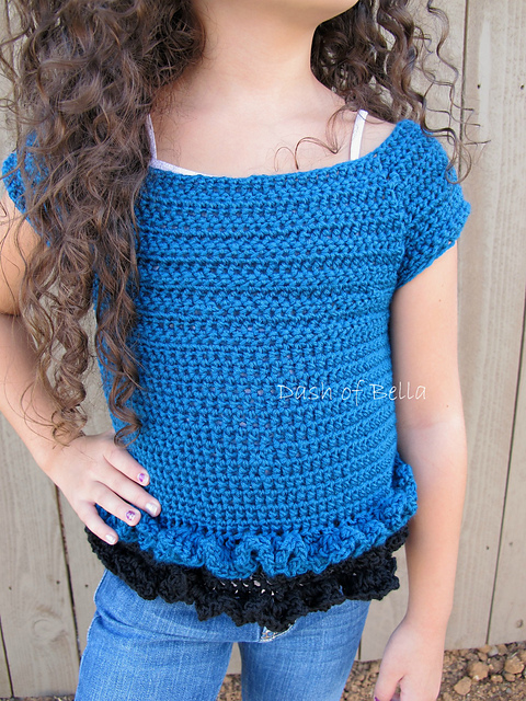 Sweet and Sassy in Ruffles Shirt