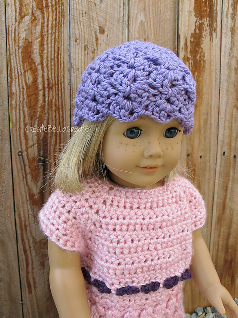 Textured American Girl Hat