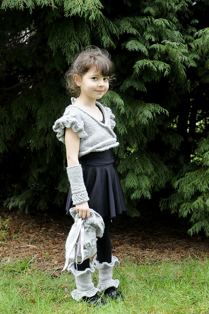 Eco Knit Child/Adult Ballerina wrist warmers