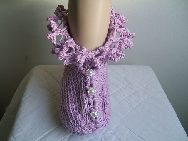 "Lavender Rose" Bed Slippers