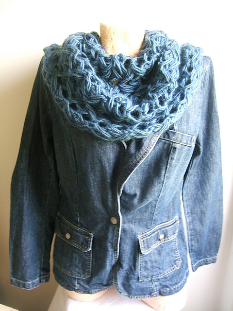 Eco Knit "Breeze" Cowl Effect Neckwarmer