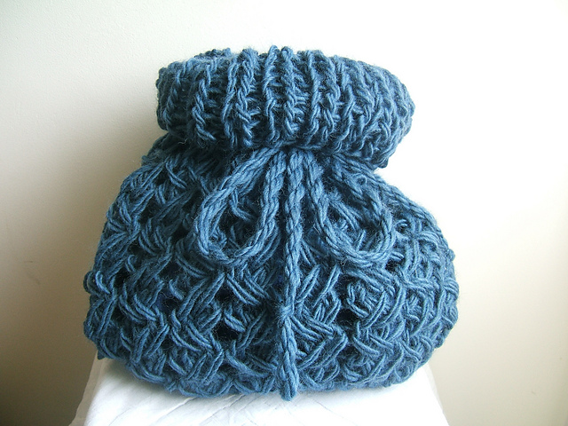 Eco Knit "Breeze" Drawstring Market Bag