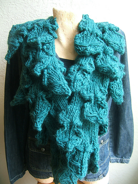 "Giant Oak Leaf" Scarf