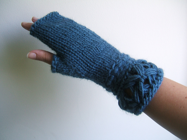 "Breeze" Fingerless Mittens