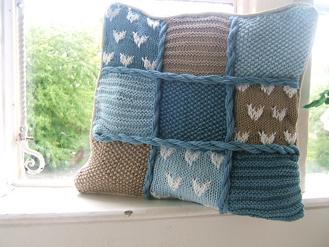 "Beach Hut" Cushion Cover