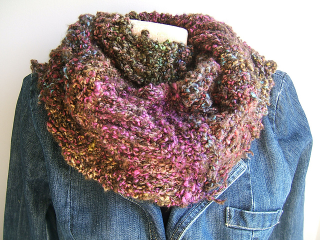 Super Quick Silk Mountain Cowl Effect Neckwarmer
