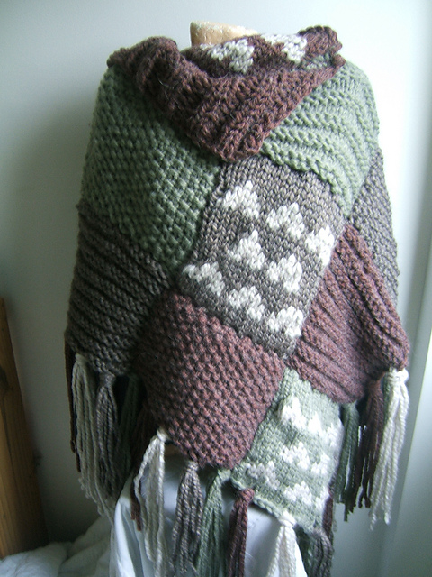 "Highland Butterscotch" Poncho