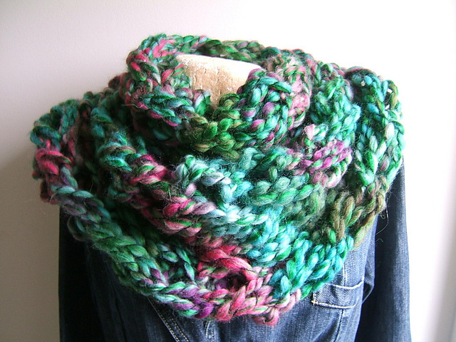"Waterlily" Super Quick Troubleshooter Cowl Effect Neckwarmer