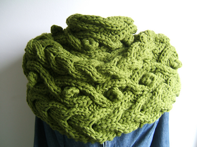 "Forest" Cowl Effect Neckwarmer