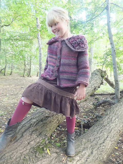 Child's "Autumn Glow"Cardigan