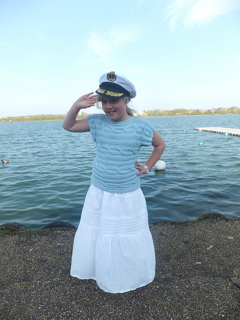 "Nautical" Cable and Rib Top